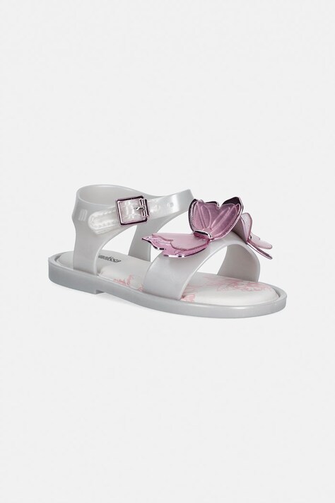 Melissa sandały dziecięce FLY SANDAL III BB kolor szary 37803