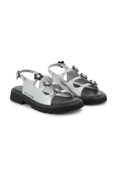 Marc Jacobs sandały dziecięce skórzane szare W60822