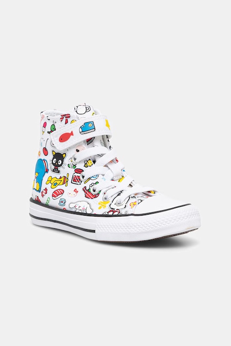 Converse CHUCK TAYLOR ALL STAR 1V HELLO KITTY високи кецове за деца бяла висока A17701C