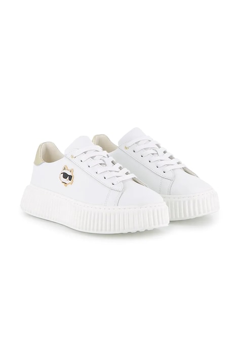 Dječje kožne tenisice Karl Lagerfeld boja: bijela, Z31167