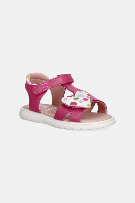 Agatha Ruiz de la Prada sandále detské kožené ružové 262961