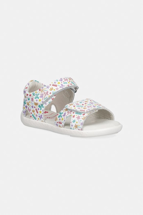 Garvalin sandali per bambini in pelle bianco 262333