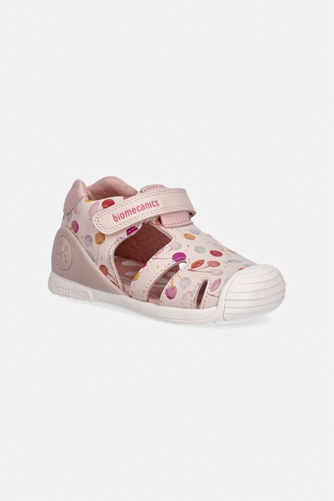 Biomecanics sandały skórzane dziecięce kolor różowy 262104