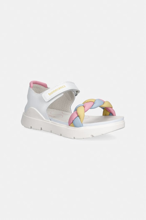 Biomecanics sandały skórzane białe 262220