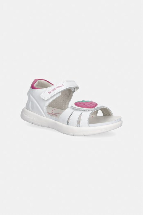 Biomecanics sandały dziecięce skórzane białe 262204