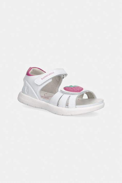 Biomecanics sandały dziecięce skórzane białe 262204