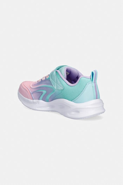 Skechers SKECHERS SOLA GLOW sneakersy dziecięce niebieskie 303713L