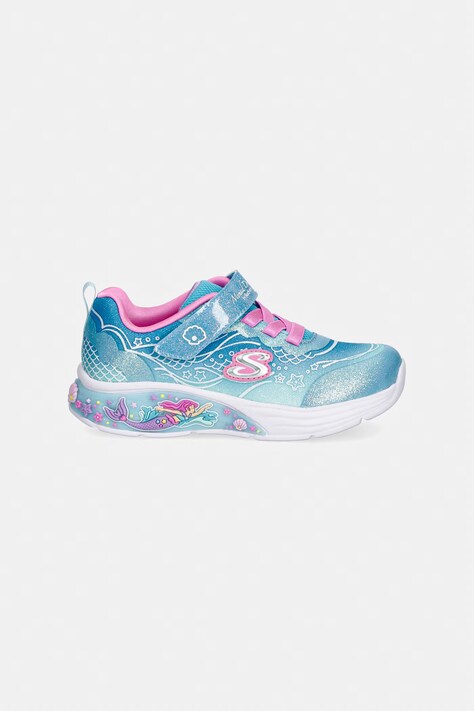 Skechers MY DREAMERS - LIL MERMAID sneakersy dziecięce niebieskie 303061N