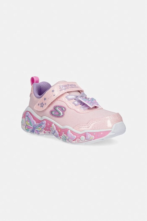 Skechers S LIGHTS LIL BUTTERFLY BLISS tenisky detské ružové 303066N