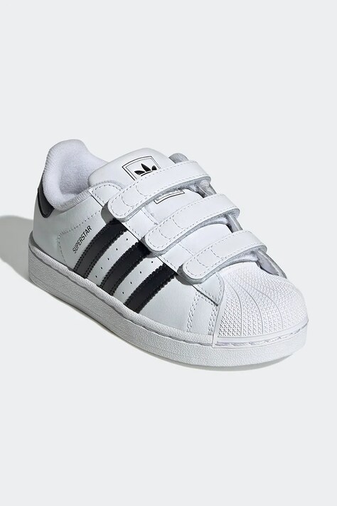 Otroške superge adidas Originals SUPERSTAR II bela barva, JI3988