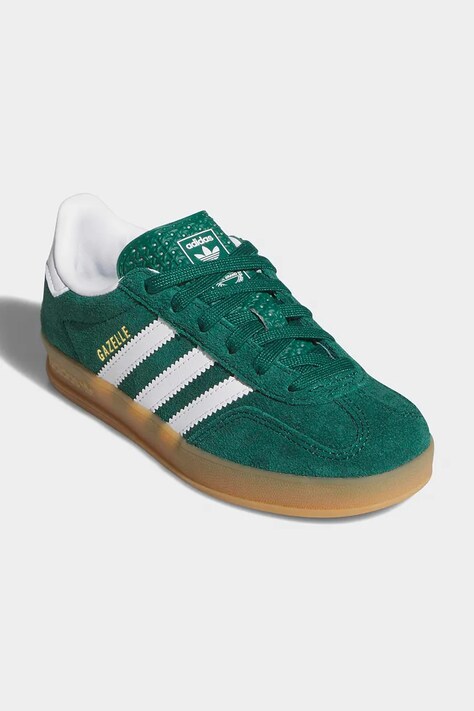 adidas Originals sneakersy dziecięce GAZELLE INDOOR kolor zielony IH9134