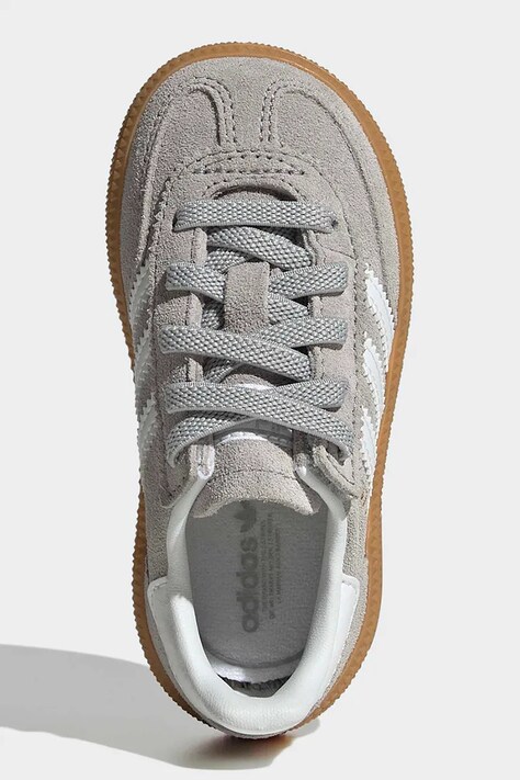 Дитячі замшеві кросівки adidas Originals HANDBALL SPEZIAL — SS26-OBK02E, сірий — фото 5