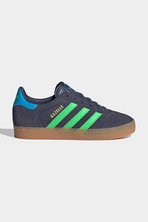 adidas Originals sneakersy zamszowe dziecięce GAZELLE kolor szary IH6471