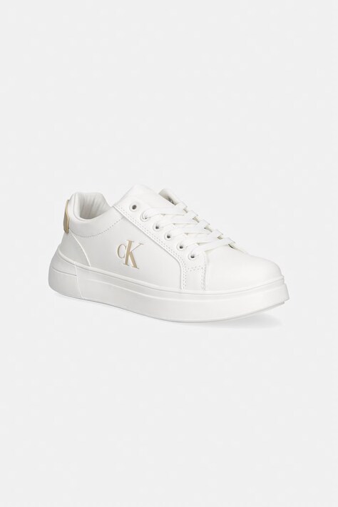 Calvin Klein Jeans sneakersy kolor beżowy V3X9-83300
