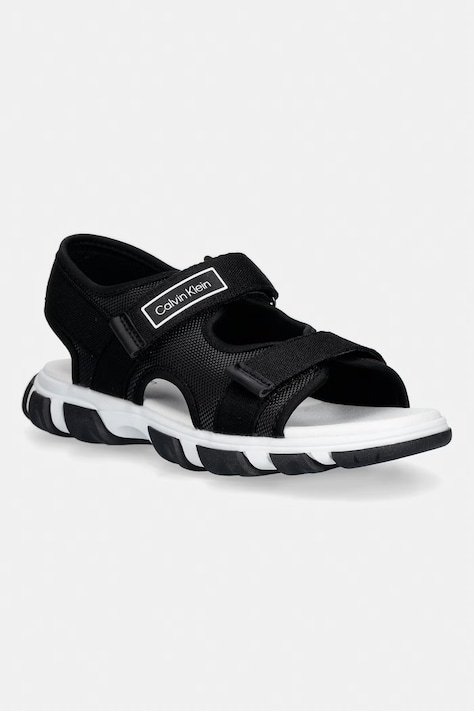Calvin Klein Jeans sandały dziecięce kolor czarny V1B2-83321