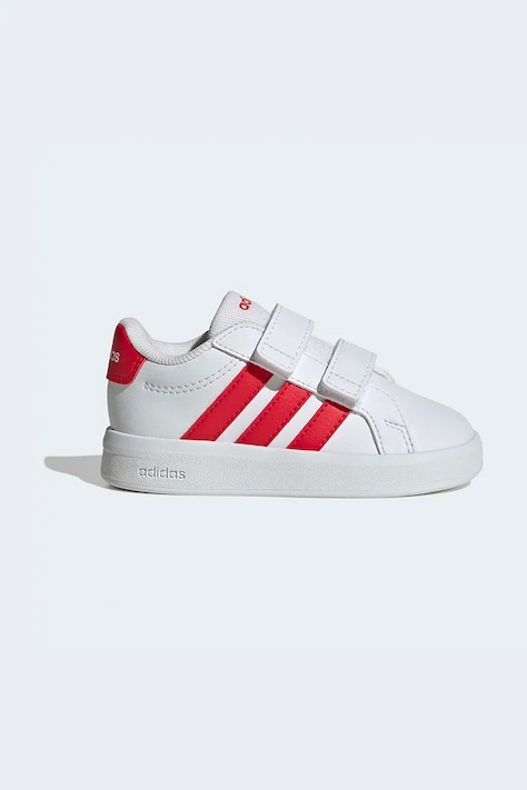 adidas sneakers pentru copii GRAND COURT 3.0 culoarea alb, JP9378