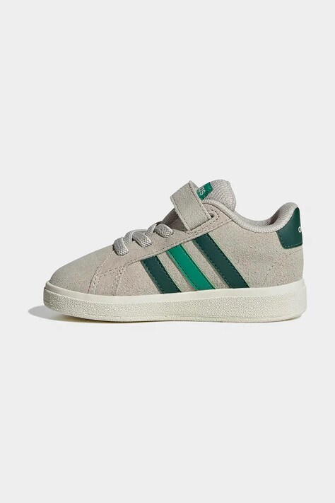 Кросівки для немовлят adidas GRAND COURT 00s — SS26-OBK0C6, бежевий — фото 4