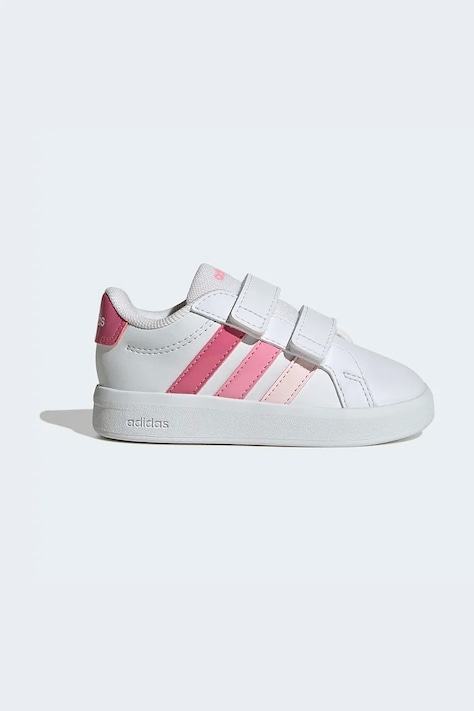 Detské tenisky adidas GRAND COURT 3.0 biela farba, KJ4372