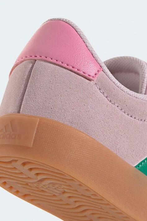 Дитячі замшеві кросівки adidas VL COURT 3.0 — SS26-OBK0EP, рожевий — фото 7