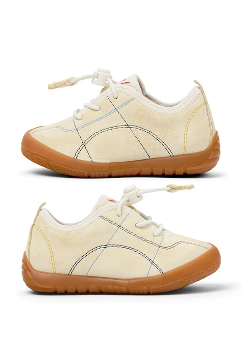 Camper Peu Path TWS FW sneakersy dziecięce skórzane beżowe K800683