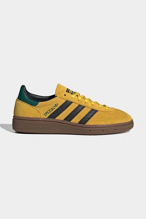 adidas Originals sneakersy zamszowe dziecięce HANDBALL SPEZIAL kolor żółty JP9563