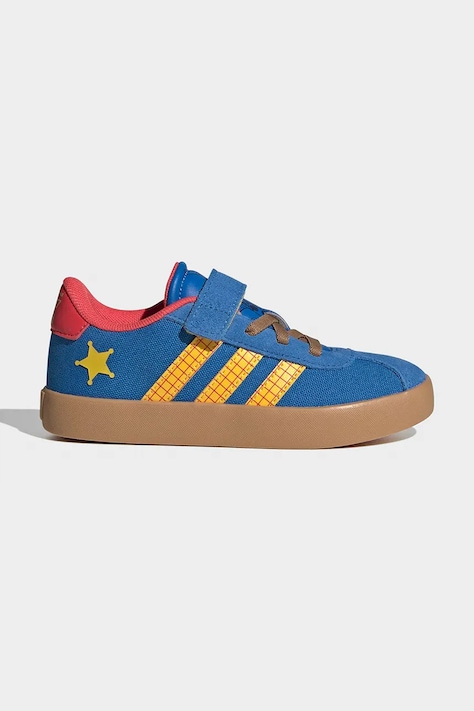 Παιδικά sneakers adidas VL COURT WOODY χρώμα: μπλε, JQ4382