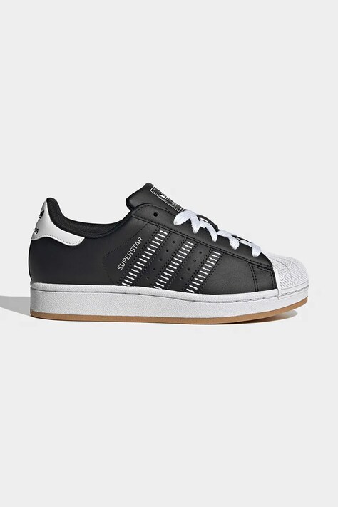 adidas Originals sneakersy dziecięce SUPERSTAR II kolor czarny HQ0029