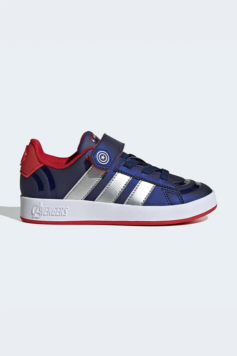 adidas GRAND COURT CAPT AMERICA buty dziecięce granatowe sportowe HP3619