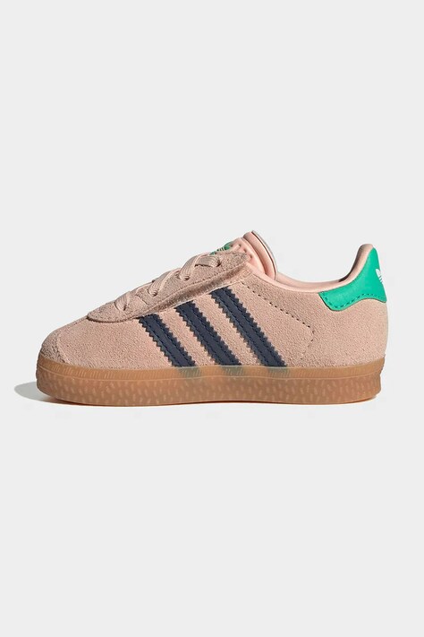 adidas Originals sneakers de piele întoarsă pentru copii GAZELLE culoarea roz, KI4035