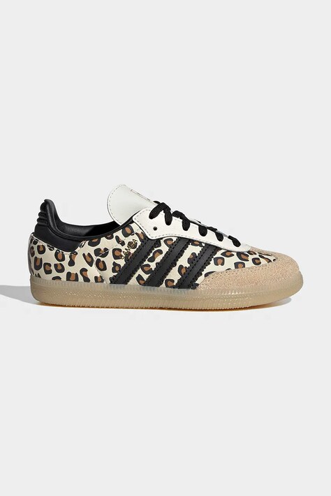 adidas Originals SAMBA OG tenisky dětské kožené béžové KJ0231