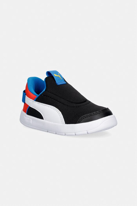 Puma Courtflex v3 SLIPTECH™ sneakersy dziecięce czarne 399735