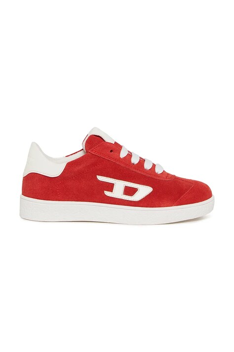 Diesel sneakersy zamszowe dziecięce S-COUGAZ SNEAKERS kolor różowy BC1056