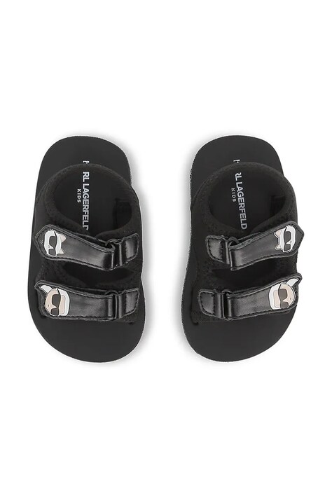 Karl Lagerfeld sandały dziecięce kolor czarny Z31183