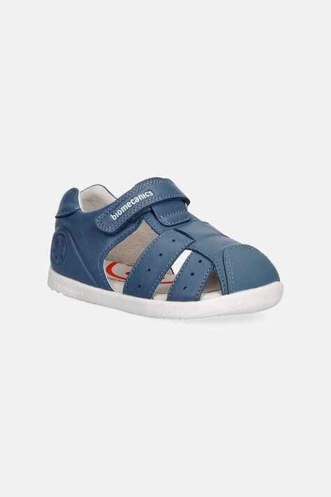 Biomecanics sandały skórzane dziecięce kolor niebieski 262164