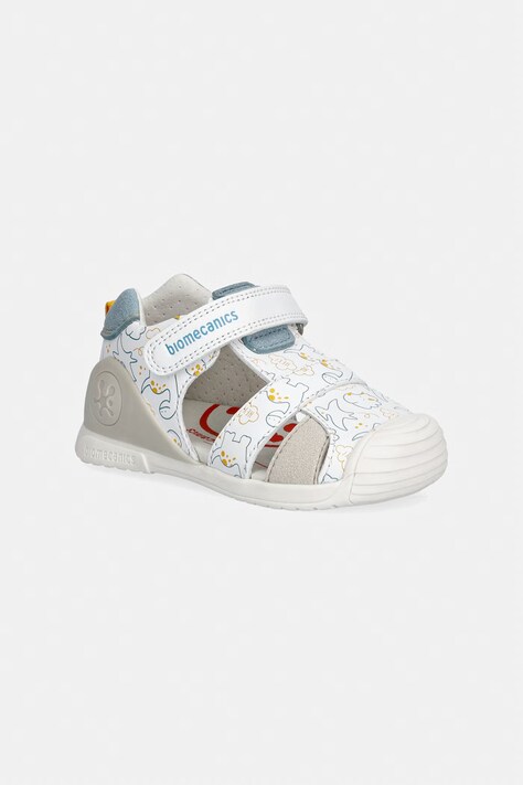 Biomecanics sandały dziecięce skórzane białe 262125