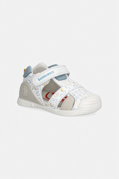 Biomecanics sandały dziecięce skórzane białe 262125