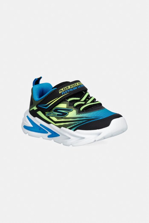 Skechers S LIGHTS-FLEX-GLOW ULTRA sneakersy dziecięce niebieskie 400139N