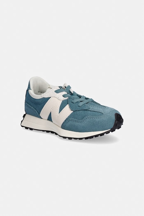 New Balance 327 sneakersy dziecięce zamszowe turkusowe P3275XH