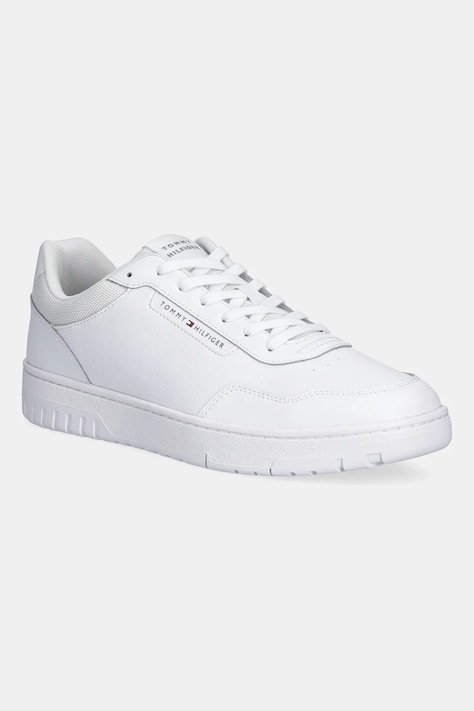Αθλητικά Tommy Hilfiger TH BASKET CORE LITE LTH χρώμα: άσπρο, FM0FM05713