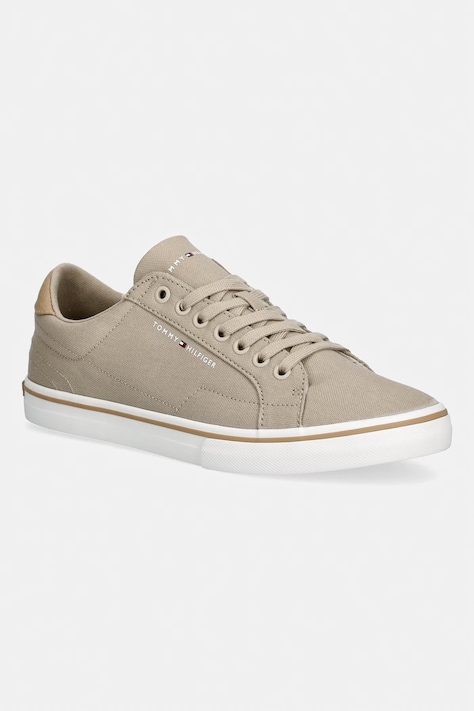 Tommy Hilfiger VULC CORE LONG LACE teniszcipő férfi bézs alacsony FM0FM05688