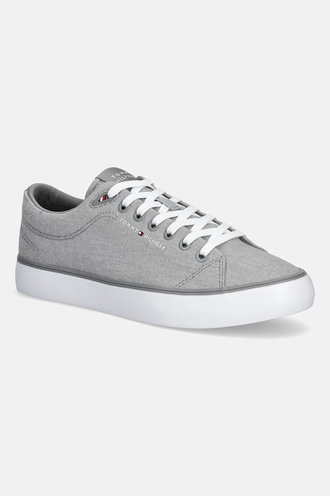 Tommy Hilfiger HARLEM CORE II CHAMBRAY πάνινα sneakers Ανδρικά γκρί χαμηλά FM0FM05818
