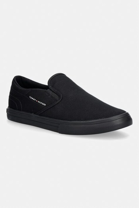 Tommy Hilfiger VULC CORE SLIP ON tenisówki męskie czarne niskie FM0FM05689