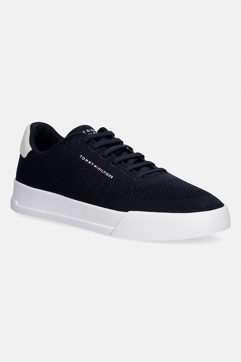 Tommy Hilfiger TH COURT KNIT sneakersy męskie granatowe FM0FM05823