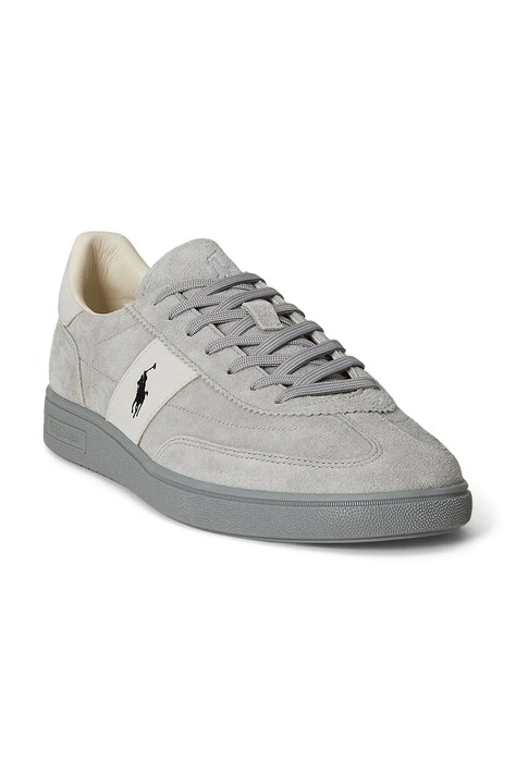 Polo Ralph Lauren sneakersy zamszowe Bedford Pp męskie kolor szary 809P01617001