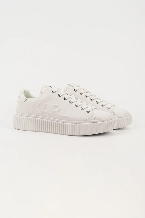 Karl Lagerfeld sneakersy skórzane KAPRIKA męskie kolor biały KL24225