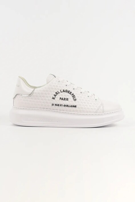 Kožené tenisky Karl Lagerfeld KAPRI KL biela farba, KL52536K