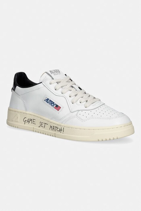 AUTRY sneakersy skórzane Medalist Low męskie kolor biały AULM ML02