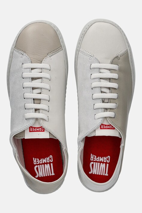 Δερμάτινα sneakers Camper TWS χρώμα: μπεζ, K100976-011