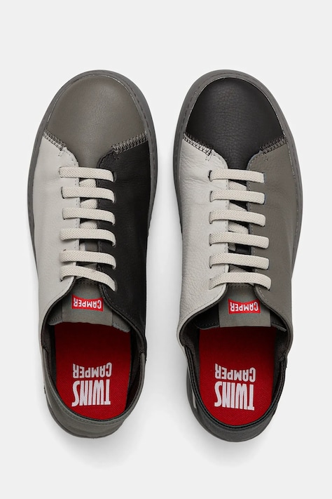 Δερμάτινα sneakers Camper TWS χρώμα: γκρι, K100976-012