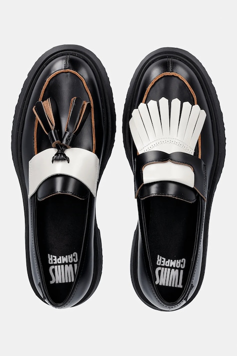 Camper mokasyny skórzane TWS męskie kolor czarny K101113-002